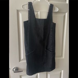 TopShop black, denim dress